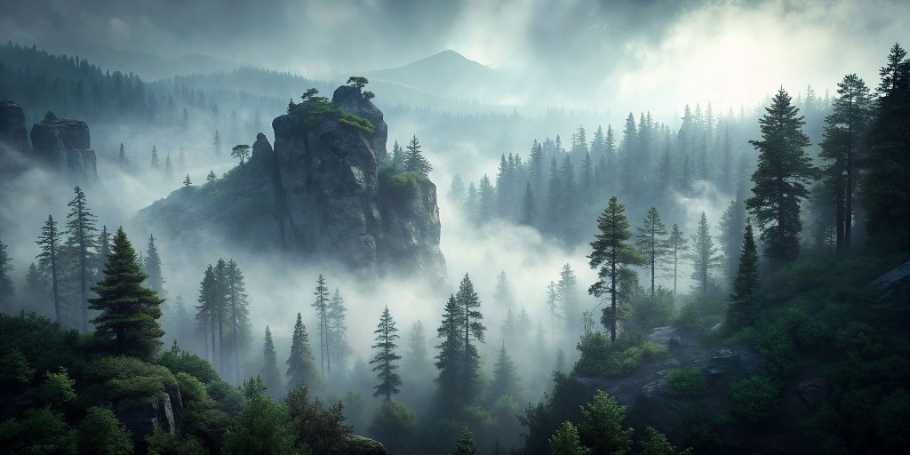 Forests around Pren Galon Aeire.